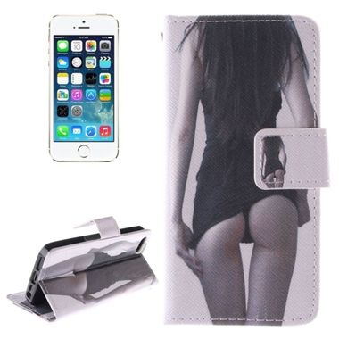 Peňaženkové puzdro Sexy Lady na iPhone 5/5s