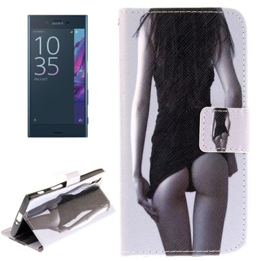 Peňaženkové puzdro Sexy lady na Sony Xperia XZ