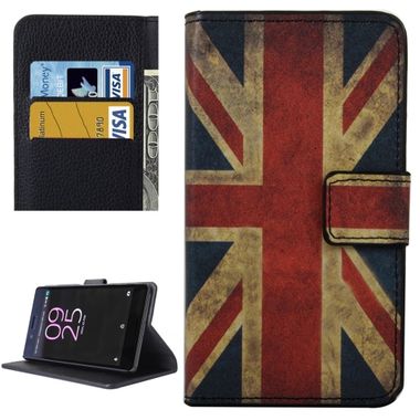 Peňaženkové púzdro UK Flag na Sony Xperia X