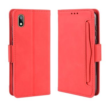 Peňaženkové puzdro Wallet Style na Huawei Y5 (2019) - červená