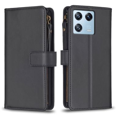 Peňaženkové puzdro Zipper na Xiaomi 13 Pro - Čierna