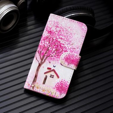 Peňaženkové puzdro3D Diamond Encrusted Painting na Xiaomi Redmi 7A-Tree House