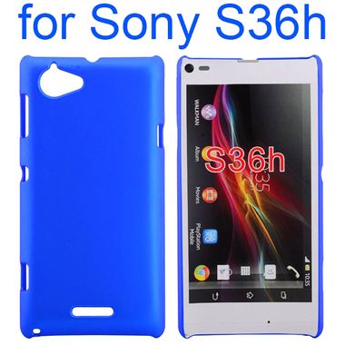 Plasový kryt Ultra Slim na Sony S36h Xperia L - modrá