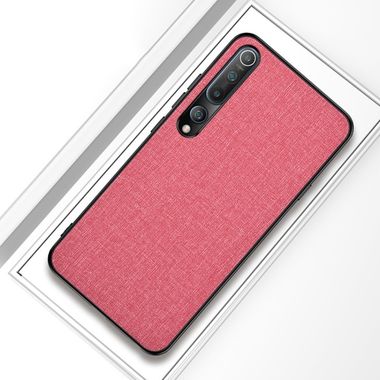 Plastový Denim kryt na Xiaomi Mi 10/Mi 10 Pro - Ružový
