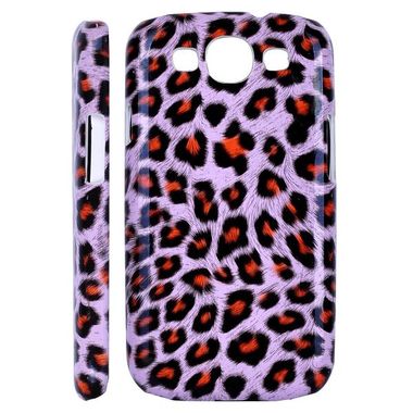 Plastový kry Fashion Leopard na Samsung Galaxy S3 - fialová