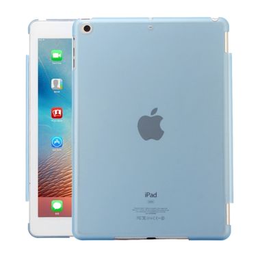 Plastový kryt Frosted na iPad 2017 9.7 - modrá