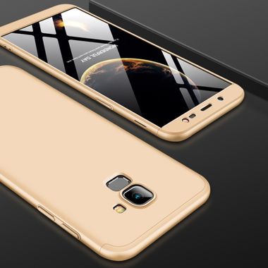 Plastový kryt Hybrid Acrylic na Samsung Galaxy J6- zlatá