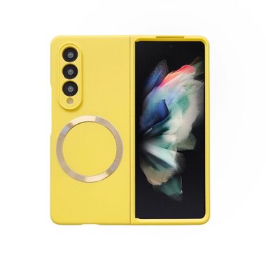 Plastový kryt MagSafe na Samsung Galaxy Z Fold4 - Žltá