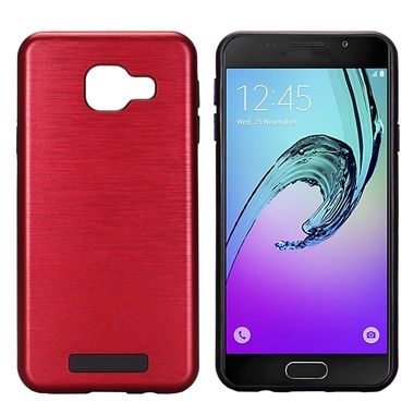 Plastový kryt Metal na Samsung Galaxy A3(2016) - červená