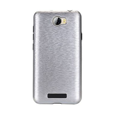 Plastový kryt Metal Style na Huawei Y5 II - strieborná