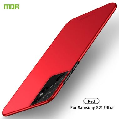 Plastový kryt MOFI na Samsung Galaxy S21 Ultra 5G - Červená