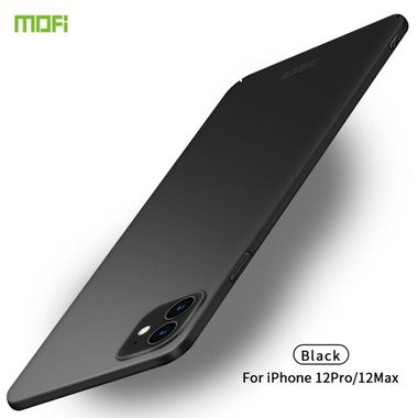 Plastový kryt MOFI na iPhone 12/12 Pro - Čierna