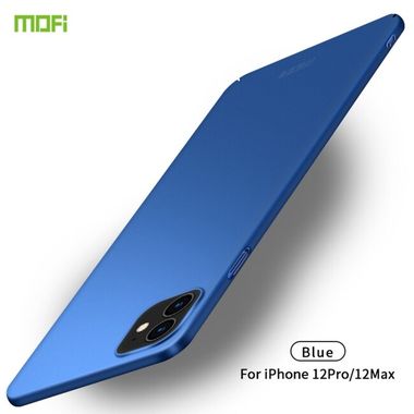 Plastový kryt MOFI na iPhone 12/12 Pro - Modrá