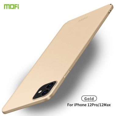 Plastový kryt MOFI na iPhone 12/12 Pro - Zlatá