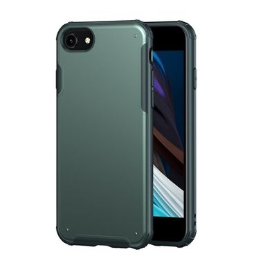 Plastový kryt na iPhone SE (2020) - Tmavozelený
