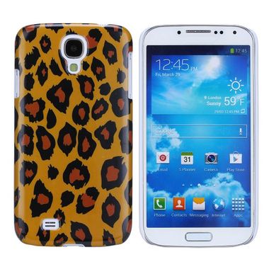 Plastový kryt Stylish Leopard na Samsung Galaxy S4 - hnedá