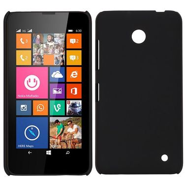 Plastový kryt Ultrathin Oil na Microsoft Lumia 630 - čierna