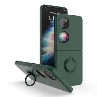 Ring Holder kryt na Huawei P50 Pocket - Army zelená