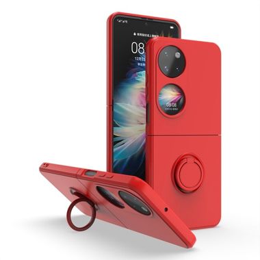 Ring Holder kryt na Huawei P50 Pocket - Červená