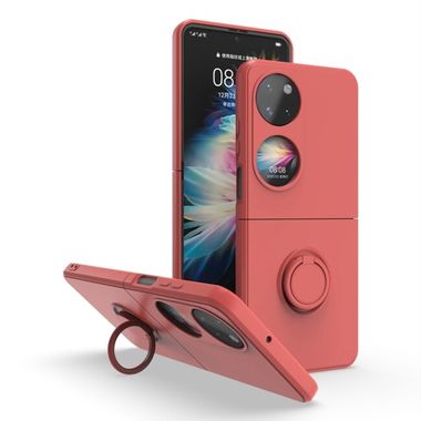 Ring Holder kryt na Huawei P50 Pocket - Hloh červená