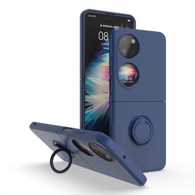 Ring Holder kryt na Huawei P50 Pocket - Modrá