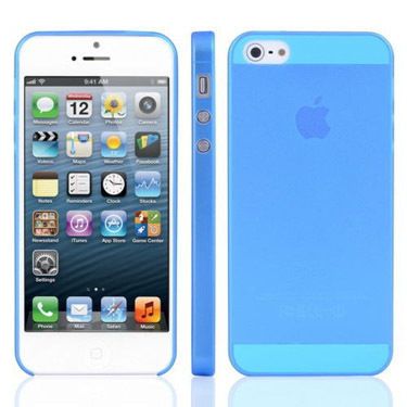 Silikonový kryt na iPhone 4/4s - modrá