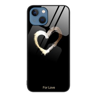 Sklenený kryt Colorful Glass na iPhone 15 Plus - Black Love
