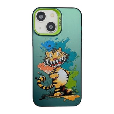 Sklenený kryt Cute Animal na iPhone 15 Plus - Tiger