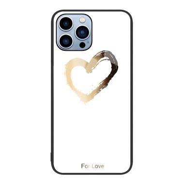 Skleneý kryt na iPhone 15 Pro Max - Golden Love
