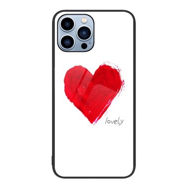 Skleneý kryt na iPhone 15 Pro Max - Love