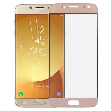 Temperované tvrdené sklo na Samsung Galaxy J7 (2017) - Zlatý
