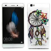 Ultratenký Gumený kryt Dream Catcher& Flowers na Huawei P8 Lite
